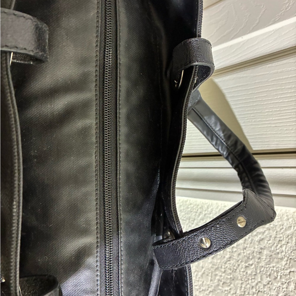 Black Quilted Tote Bag - Picture 5 of 7